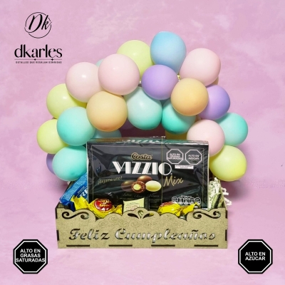 DKarles Obsequios - Caja Vizzio Mix Costa y Globos 01