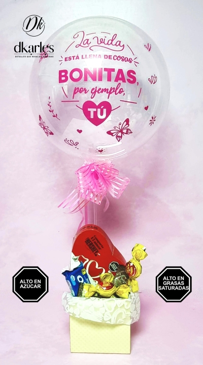 DKarles Obsequios - Chocolate HERSHEYS KISSES y Globos 02