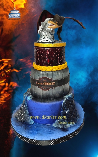 DKarles - Torta Game of Thrones Red Dragon