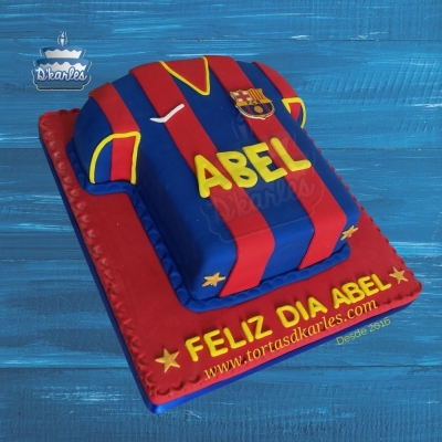 DKarles - Torta Camiseta Barcelona 01