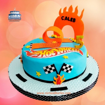 DKarles - Torta Hot Wheels 03, cars carreras