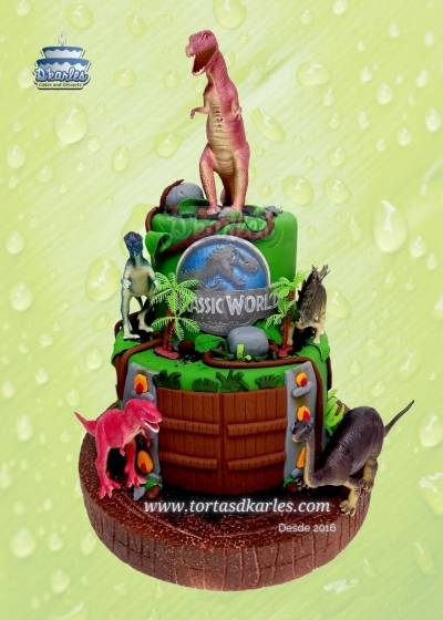 DKarles - Torta Jurassic Park 09, Dinosaurio